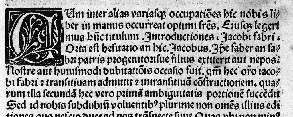 An illustration from Janua logicae et physice, leaf 14