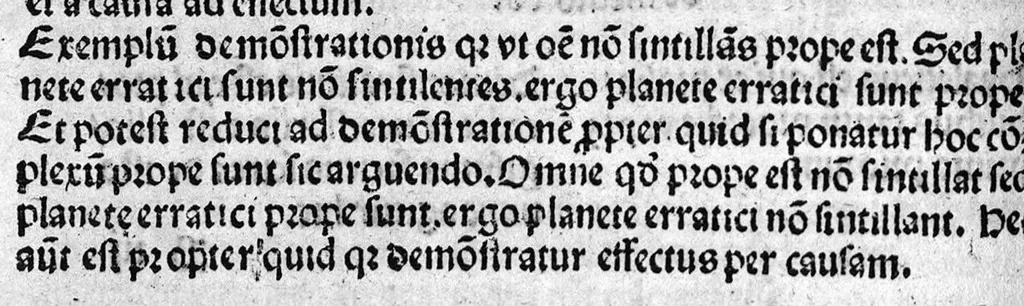 An illustration from Janua logicae et physice, leaf 21