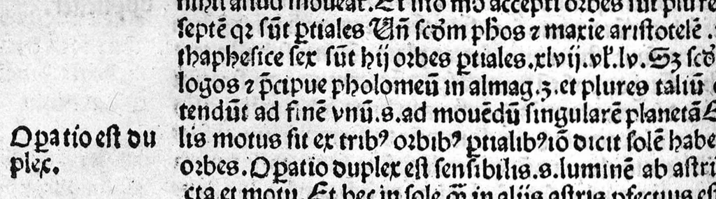 An illustration from Janua logicae et physice, leaf 65