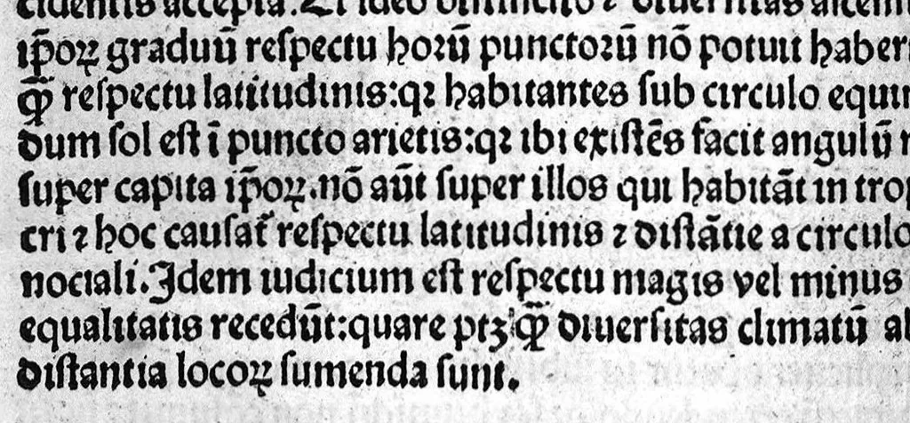 An illustration from Janua logicae et physice, leaf 77