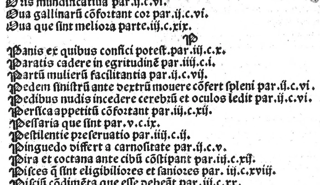 An illustration from Regimen sanitatis, 1506, leaf 257