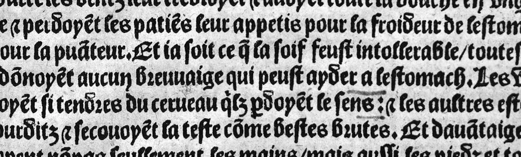 An illustration from Guaiacum. L’experience et approbation Ulrich de Huten notable chevalier. Touchant la medecine du boys dict Guaiacum. Pour circonvenir et dechasser la maladie indeuement appelle francoyse Aincois par gens de meilleur jugement est dicte et appelle la maladie de Neaples, traduicte et interpretee par maistre Jehan Cheradame, Hypocrates estudiant en la faculte et art de medecine,, 1520, leaf 10