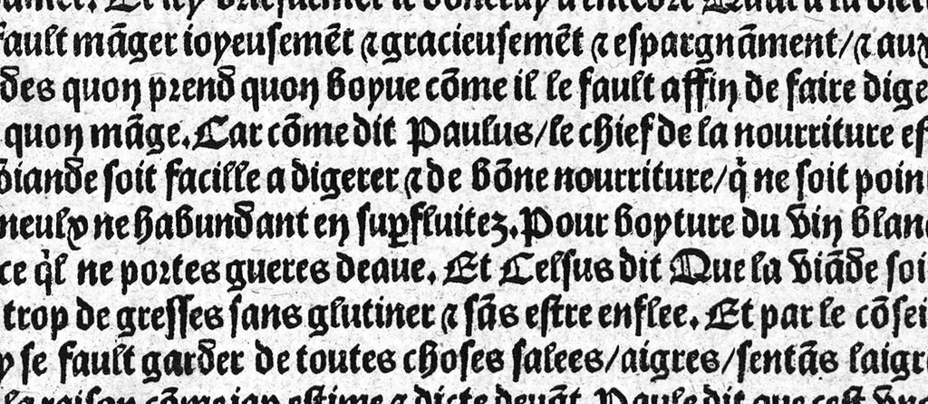 An illustration from Guaiacum. L’experience et approbation Ulrich de Huten notable chevalier. Touchant la medecine du boys dict Guaiacum. Pour circonvenir et dechasser la maladie indeuement appelle francoyse Aincois par gens de meilleur jugement est dicte et appelle la maladie de Neaples, traduicte et interpretee par maistre Jehan Cheradame, Hypocrates estudiant en la faculte et art de medecine,, 1520, leaf 70