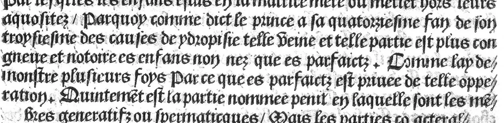An illustration from Cy est Lanathomie de maistre Mundin boullonnoys, naguere traduicte de langue latine en vulgaire ou francoyse. Ou sont plusieurs figures et apostilles : moult requise et necessaire pour la congnoissance et notice dicelle/ Reveue et recongneue en plusieurs lieus par ledit translateur. Nouvellement imprimée, 1532, leaf 13