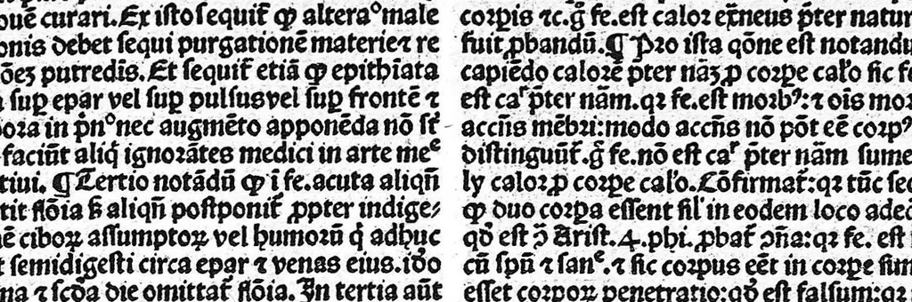 An illustration from Practica Valesci de Tharanta : que alias Philonium dicitur. Una cum domini Joannis de tornamira introductorio. Suivi de : Summula Jacobi de Partibus alphabetum super plurimis remediis ex ipsius mesue libris exerptis..., 1500, leaf 621