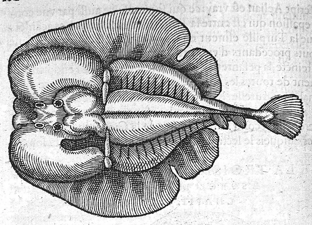 An illustration from Deux livres des venins, ausquels il est amplement discouru des bestes venimeuses, theriaques, poisons et contrepoisons, par Jaques Grevin de Clermont en Beauvaisis, Medecin à Paris. Ensemble, les œuvres de Nicandre, Medecin et Poëte Grec, traduictes en vers François, 1568, leaf 169