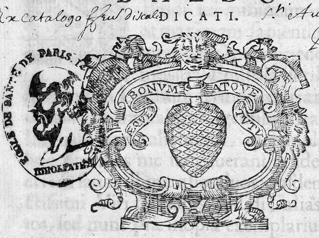 An illustration from De humanarum propensionum ex temperamento praenotionibus, De naturalibus ex unguium inspectione praesagiis et De ratione cognoscendi mores, et qualitates scribentis ex ipsius epistola missiva... tractatus tres, 1664, leaf 0