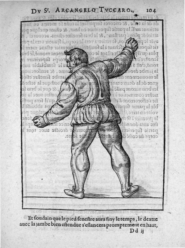 An illustration from Trois dialogues...le premier Dialogue traite des exercices Gymnastiques,..., 1616, leaf 214