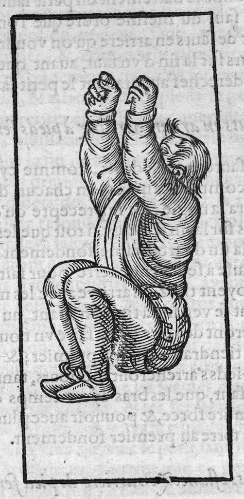 An illustration from Trois dialogues...le premier Dialogue traite des exercices Gymnastiques,..., 1616, leaf 232