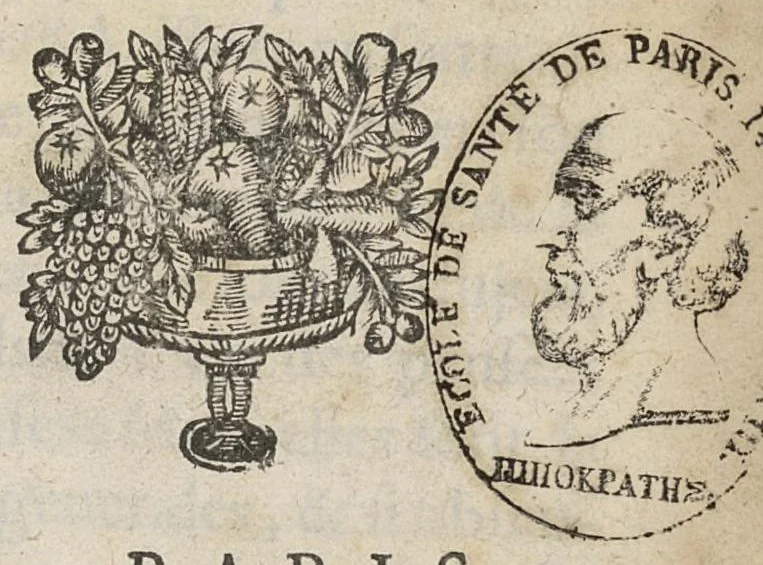 An illustration from Traité de l'esprit de l'homme, et de ses fonctions, 1649, leaf 4