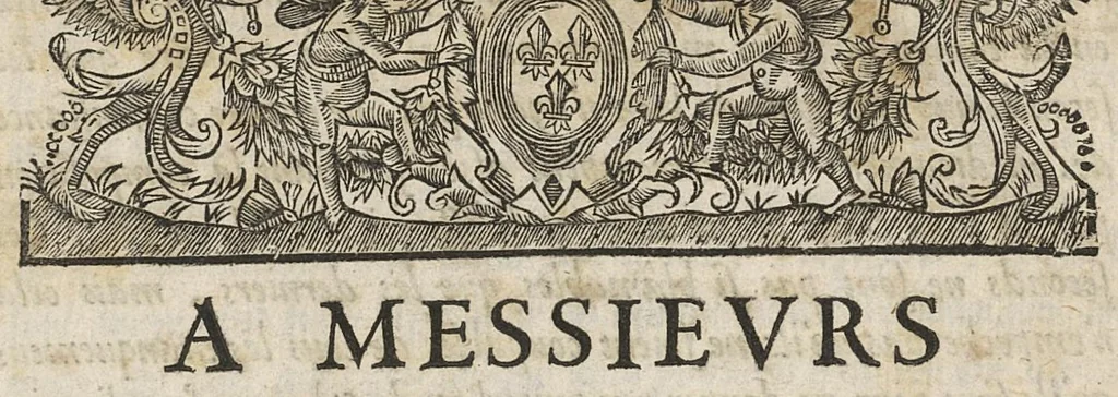 An illustration from La Pharmacopée de Bauderon, revvë, et exactement corrigée en plus de treize cens endroits, des fautes qui s'étoient glissées dans les precedentes editions. et de nouveau augmentée de plusieurs remarques fort utiles, tant sur la theriaque...par François Verny. Derniere edition, 1672, leaf 8
