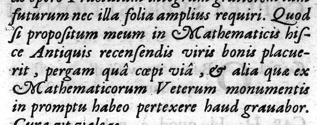 An illustration from Damiani Philosophi Heliodori Larissæi De Opticis Libri II : Nunc primum editi, et Animaduersionibus illustrati Ab Erasmio Bartholino Casp. Filio, 1657, leaf 20