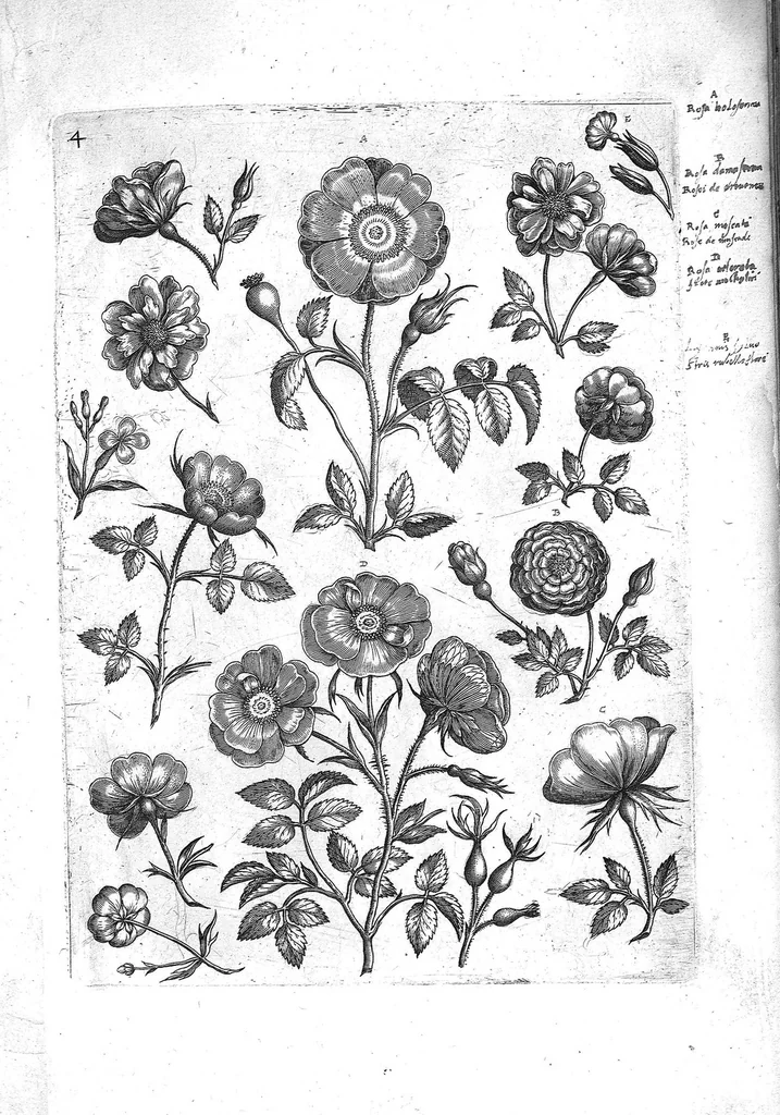An illustration from Florilegium ab Hadriano Collaert coelatum et a Philip Galleo editum ; illustriss. eccelentissimoque dno D. Ioanni Medici. omnis generis elegantiarum admiratori et patrono, Philip. Gallaeus DD., 1587, leaf 4
