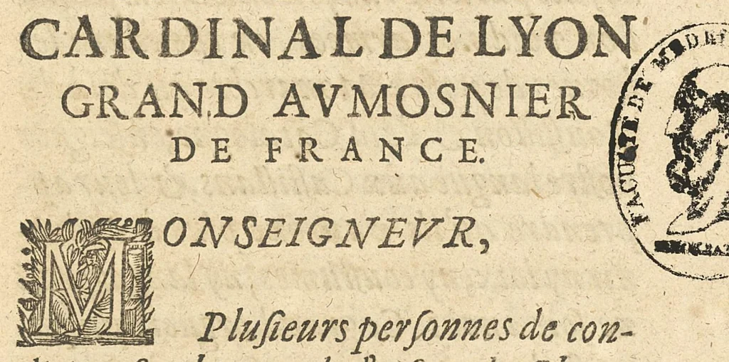 An illustration from Du chocolate. Discours curieux, divisé en quatre parties...trad. d'espagnol en françois sur l'impression faite à Madrid l'an 1631..., 1643, leaf 2