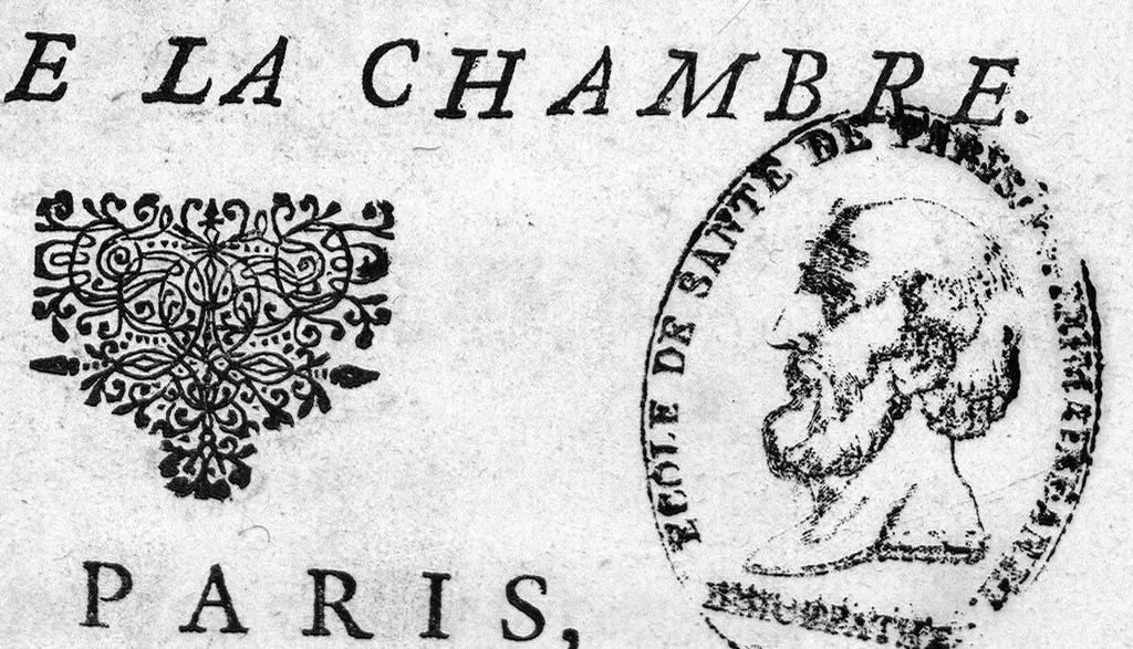 An illustration from L'art de connoistre les hommes. Partie troisième, qui contient la deffense de l'extension et des parties libres de l'âme, 1666, leaf 0