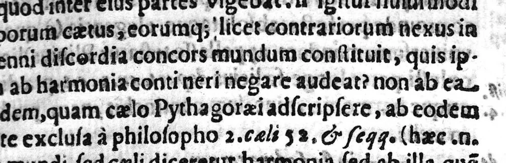 An illustration from Okellos o Leukanos philosophos... Ocellus Lucanus philosophus De vniversi natura textum è Graeco in Latinum transtulit, collatisque multis exemplaribus etiam M.SS. emendauit, paraphrasi, & commentario illustrauit Carolus Emmanuel Vizzanius ... Pars physica, 1646, leaf 362