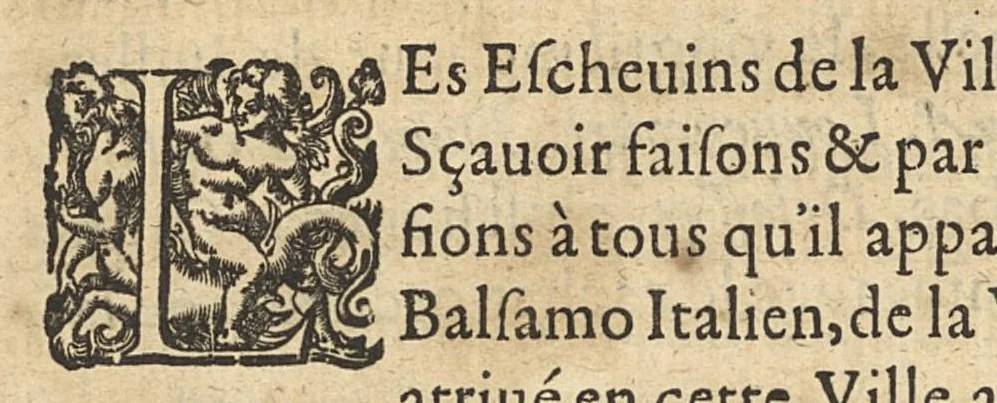 An illustration from Amphithéâtre d'honneur dressé par la France, a la memoire du seigneur Joseph Balsamo...en faveur du secret merveilleux par luy inventé, & de ses rares et singulieres proprietez contre diverses maladies & infirmités du corps humain divisé en quatre livres..., 1638, leaf 152