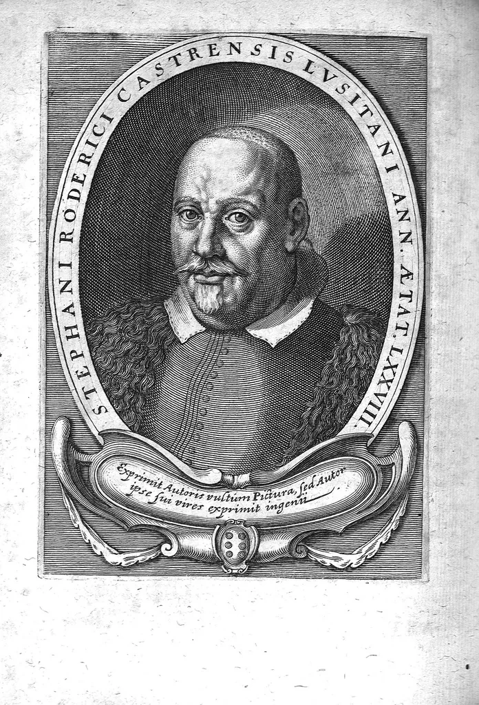 An illustration from S. Roderici Castrensis Tractatus de natura muliebri, seu disputationes ac lectiones Pisanæ. Nunc primum in lucem editus, 1668, leaf 5