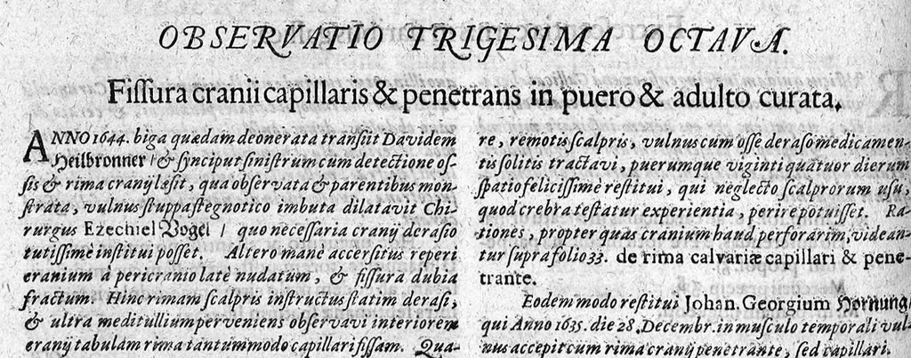 An illustration from Cheiroplotheke, seu... Armamentarium chirurgicum XLIII tabulis... exornatum. Opus posthumum..., 1655, leaf 169