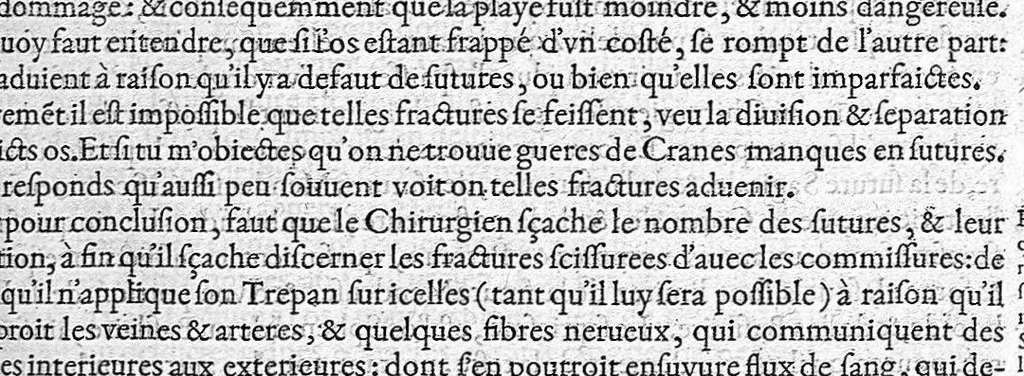 An illustration from Les Oeuvres d’Ambroise Paré, conseiller et premier chirurgien du roy, divisées en vingt-sept livres : avec les figures et portraicts tant de l’Anatomie que des instruments de chirurgie et de plusieurs monstres : reveuz et augmentez par l’autheur pour la seconde Edition, Paris,, 1579, leaf 183