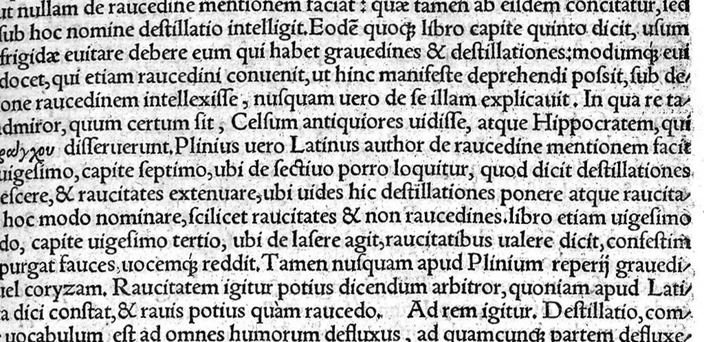 An illustration from Antonii Musae Brasavoli medici ferrariensis in octo libros aphorismorum Hippocratis et Galeni, Commentaria et Annotationes, 1541, leaf 312