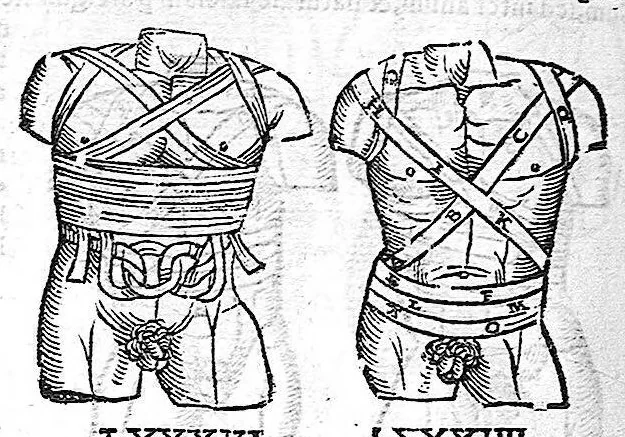 An illustration from De anatome corporis humani. Libri VII, 1611, leaf 416