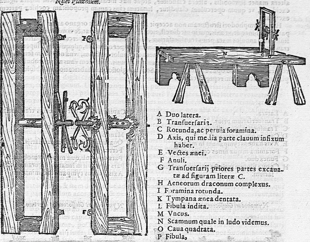 An illustration from De anatome corporis humani. Libri VII, 1611, leaf 439