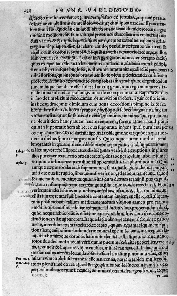 An illustration from Observationum medicinalium libri sex,..., 1573, leaf 235
