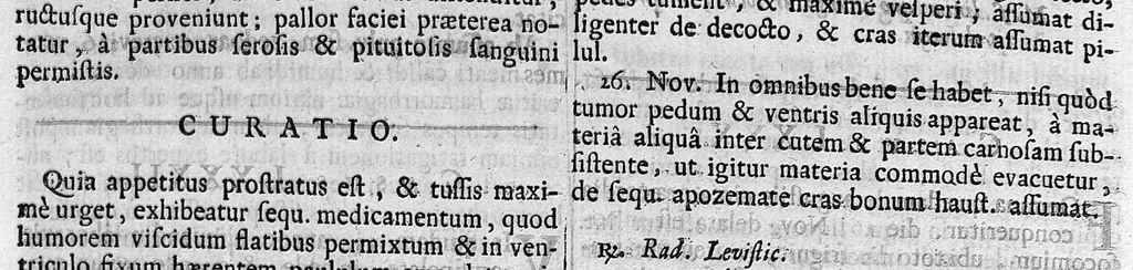 An illustration from Casus medicinales annorum 1659-60 & 61, 1695, leaf 43