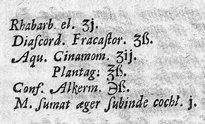 An illustration from Casus medicinales annorum 1659-60 & 61, 1695, leaf 79
