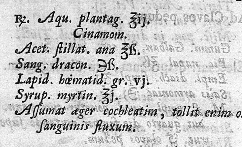 An illustration from Casus medicinales annorum 1659-60 & 61, 1695, leaf 81