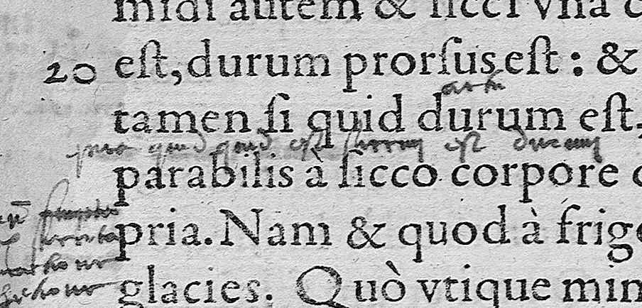 An illustration from Claudij Galeni Pergameni de temperamentis libri III. De inaequali intemperie liber I. Thoma Linacro Anglo Interprete, 1545, leaf 42