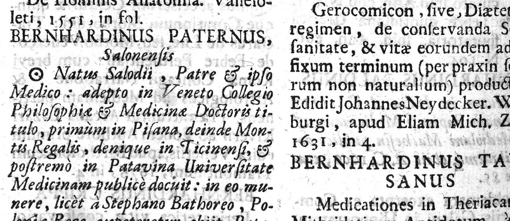 An illustration from Lindenius renovatus sive Johannis Antonidae Van der Linden De Scriptis Medicis libri duo, 1686, leaf 150