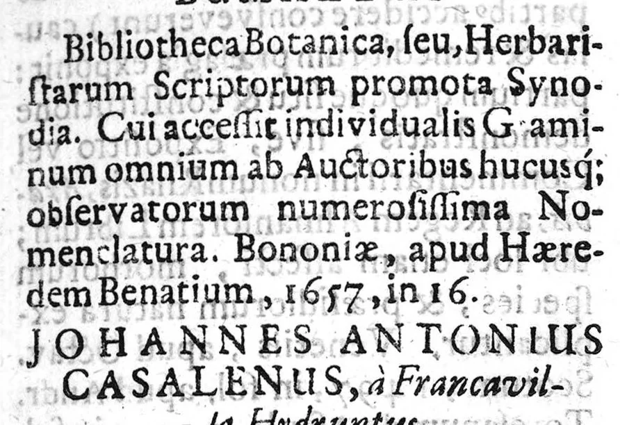 An illustration from Lindenius renovatus sive Johannis Antonidae Van der Linden De Scriptis Medicis libri duo, 1686, leaf 532