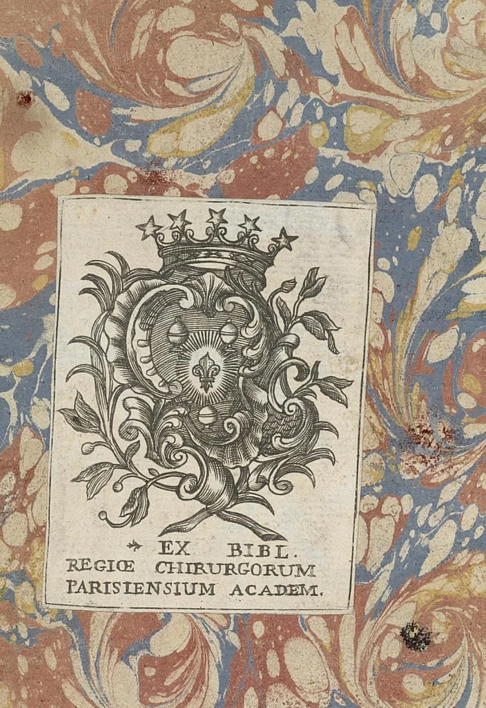 An illustration from Metthode de consulter et de prescrire les formules de medecine...oeuvre posthume, 1698, leaf 1