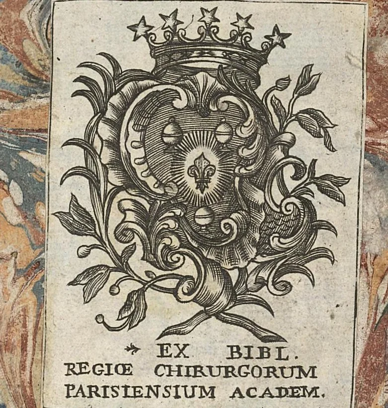 An illustration from Panacée ou discours sur les effets singuliers d'un remede experimenté & commode pour la guerison de la pluspart des longues maladies ; même de celles qui semblent incurables..., 1679, leaf 1
