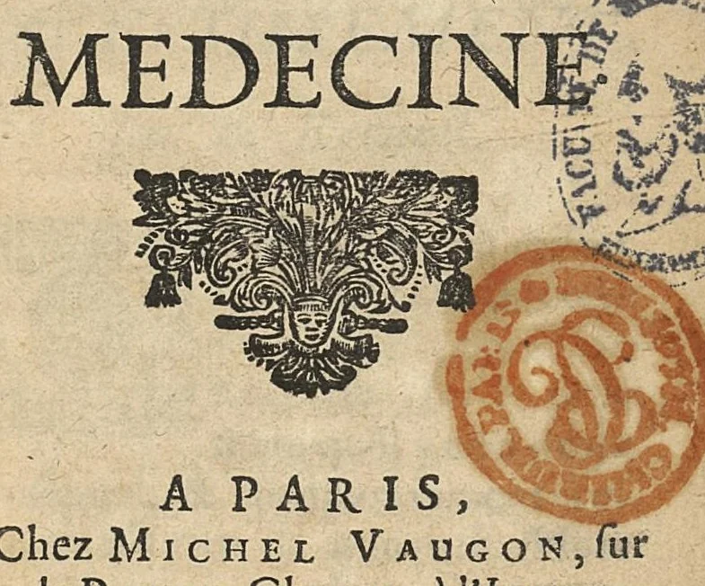 An illustration from Secrets touchant la medecine, 1678, leaf 4