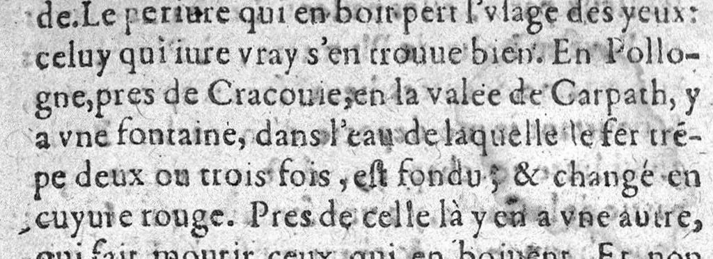 An illustration from Discours sur l'origine des fontaines. Ensemble quelques observations de la guarison de plusieurs & difficiles maladies...., 1595, leaf 30