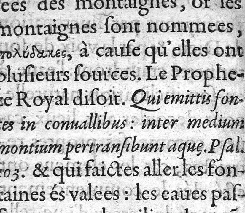 An illustration from Hydrologie ou discours de l'Eave, 1614, leaf 123