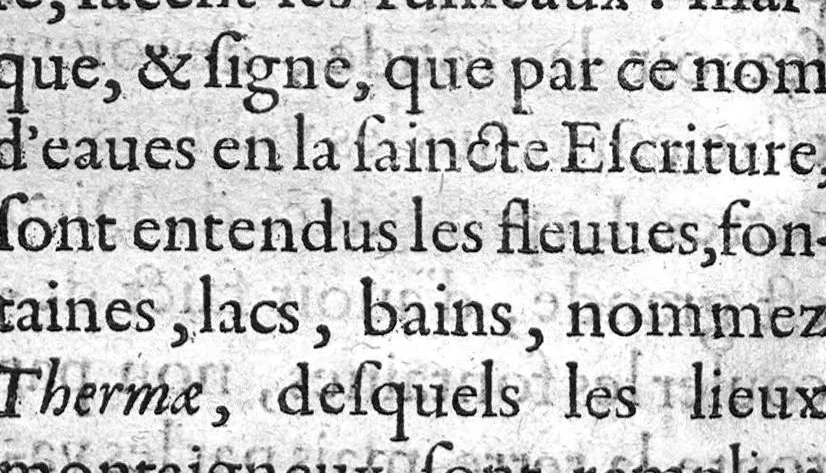 An illustration from Hydrologie ou discours de l'Eave, 1614, leaf 123