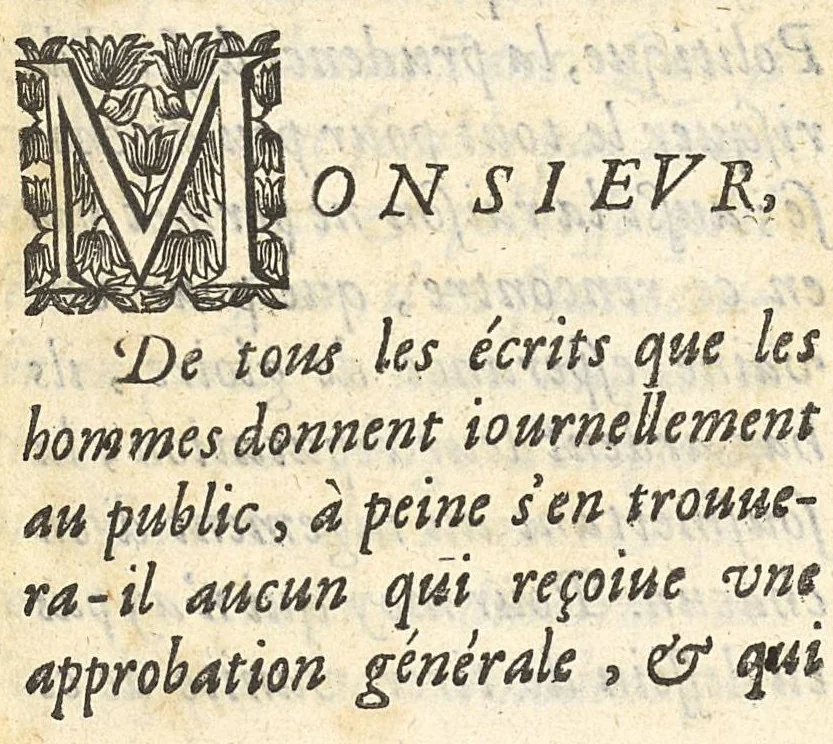 An illustration from De la nature des bains de Bourbon et des abus qui se commettent à présent en la boisson de ces eaux..., 1650, leaf 2
