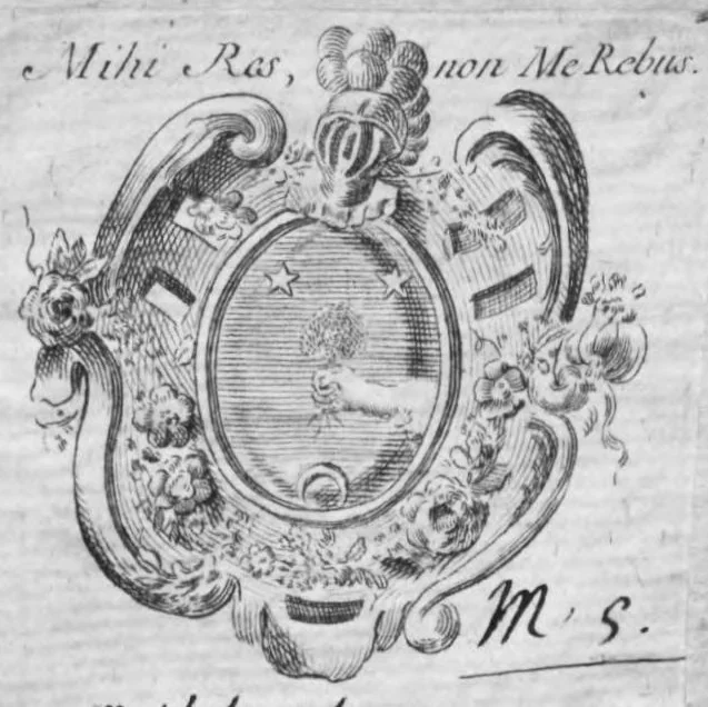 An illustration from La Pharmacopée accomplie. Par un grand nombre de sections et de compositions usitées à present, qui manquent & ne se treuvent point en celle de MM. de Bauderon, avec des paraphrases curieuses sur chascune, & le melange en françois ..., 1657, leaf 0