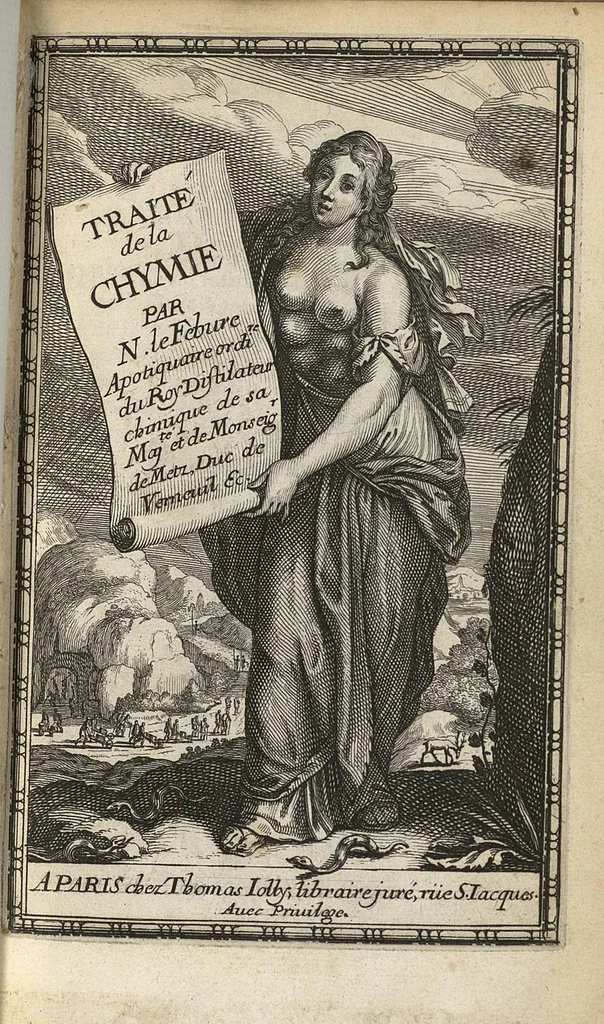 An illustration from Traicté de la chymie..., 1660, leaf 12
