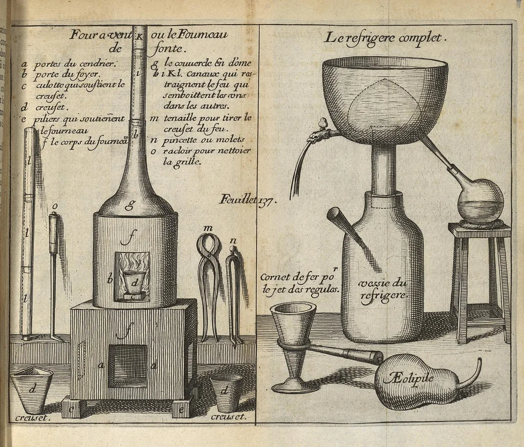 An illustration from Traicté de la chymie..., 1660, leaf 178