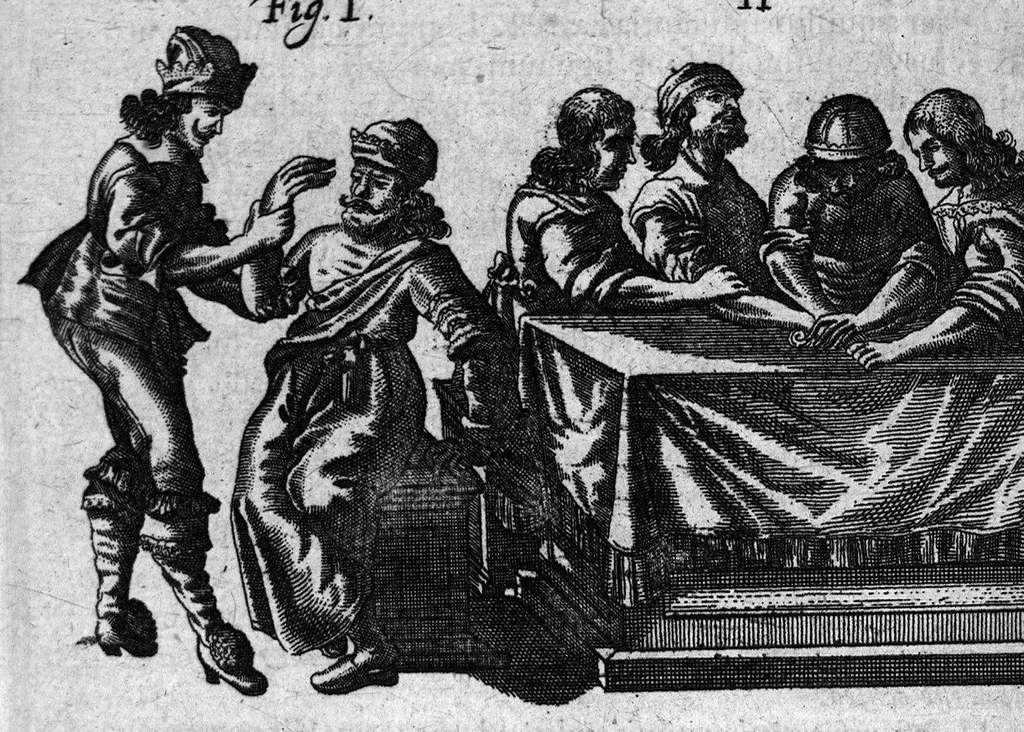 An illustration from Cheiroplotheke, seu... Armamentarium chirurgicum XLIII tabulis... exornatum. Opus posthumum..., 1656, leaf 69