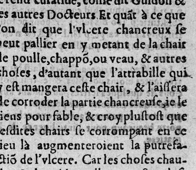 An illustration from L’epitome des ulceres ou les recherches tant théorique que pratique sur icelles... tradui t d'espagnol en françois par Brice Gay,.., 1614, leaf 322