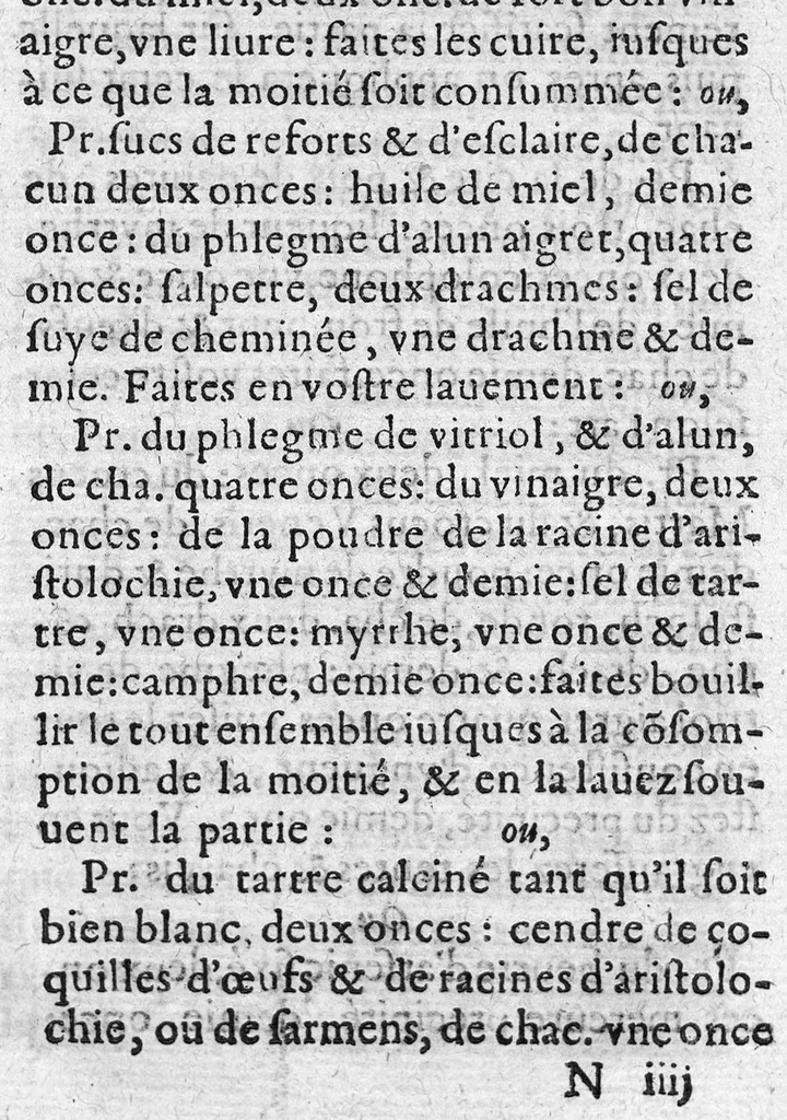 An illustration from Traicté de la cure generale et particuliere des arcbusades, Paris, C. Morel, 1625, 1625, leaf 198
