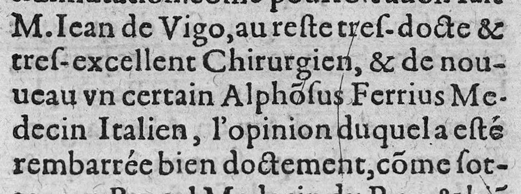 An illustration from Traicté de la cure generale et particuliere des arcbusades, Paris, C. Morel, 1625, 1625, leaf 26