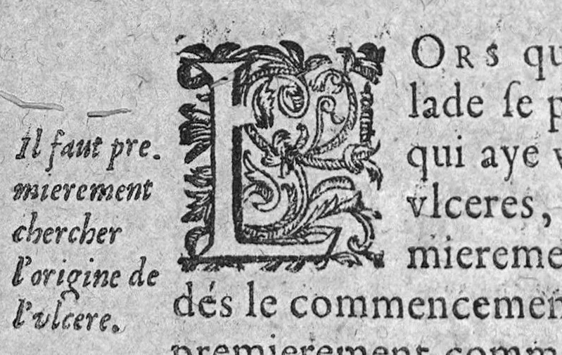 An illustration from La petite chirurgie autrement ditte La Bertheonee, ...plus les traittez du mesme autheur,...par Daniel Du Vivier, 1623, leaf 673