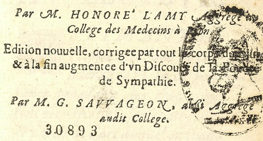 An illustration from Abrégé chirurgical, tiré des meilleurs autheurs de la Médecine, 1644, leaf 0